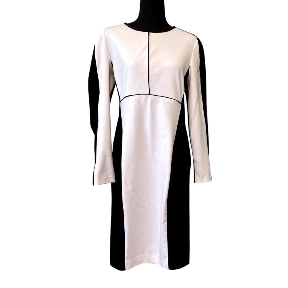 Narciso Rodriguez for Design Nation Size Large Color Block Pencil Dress Midi - Picture 3 of 12
